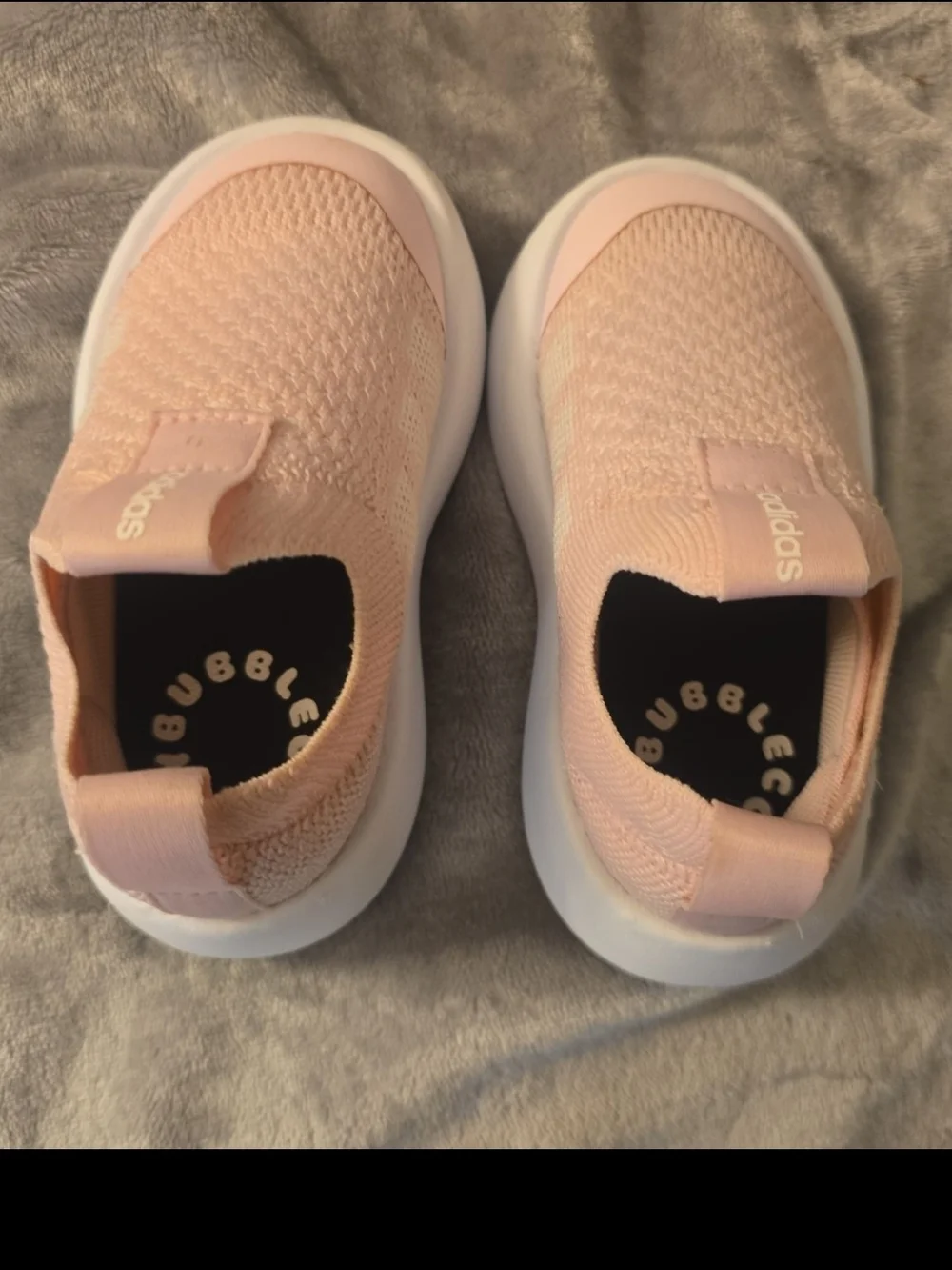Pink Adidas Toddler Slip-ons